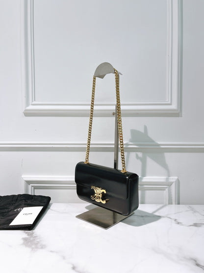 CELINE CHAIN SHOULDER BAG IN CLAUDE