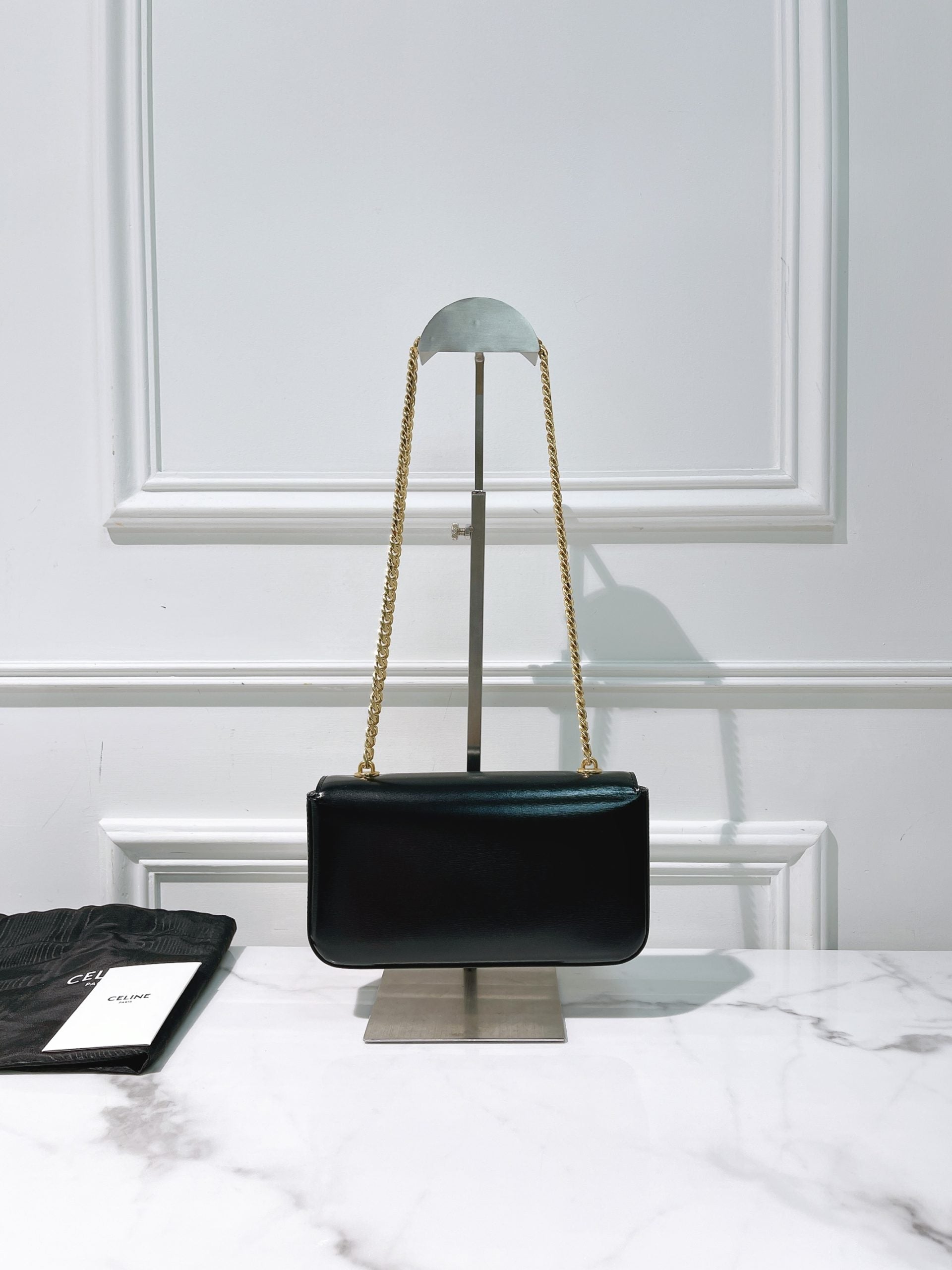 CELINE CHAIN SHOULDER BAG IN CLAUDE