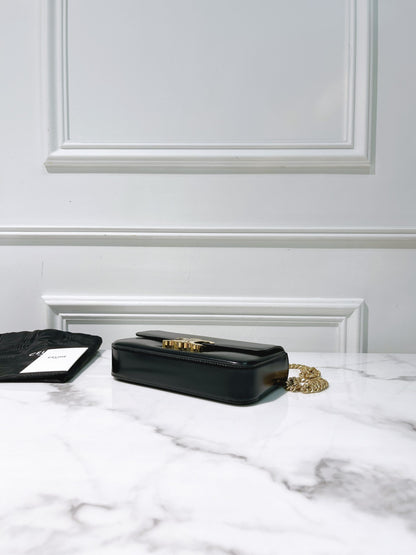 CELINE CHAIN SHOULDER BAG IN CLAUDE