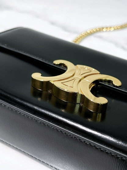 CELINE CHAIN SHOULDER BAG IN CLAUDE