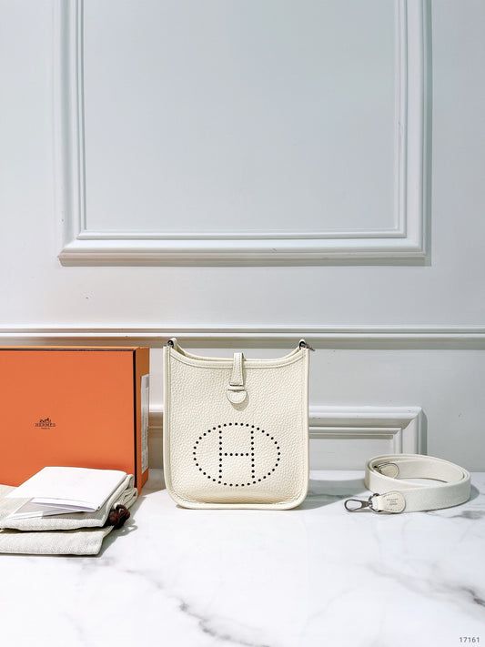 HERMES MINI EVELYNE, Nata/Silver