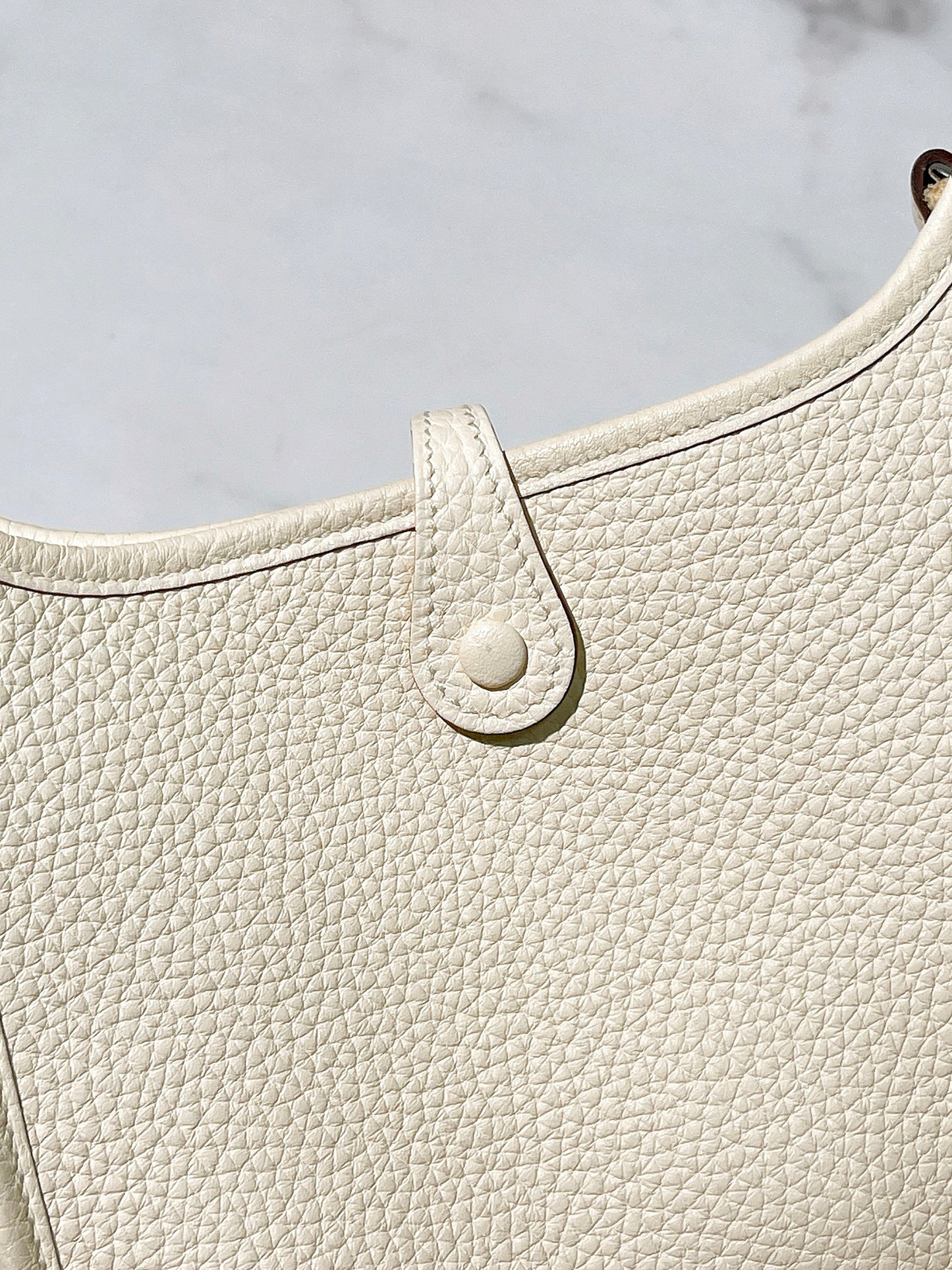 HERMES MINI EVELYNE, Nata/Silver