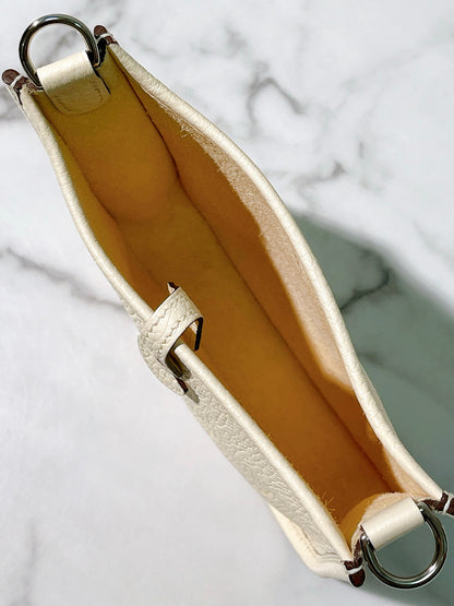 HERMES MINI EVELYNE, Nata/Silver