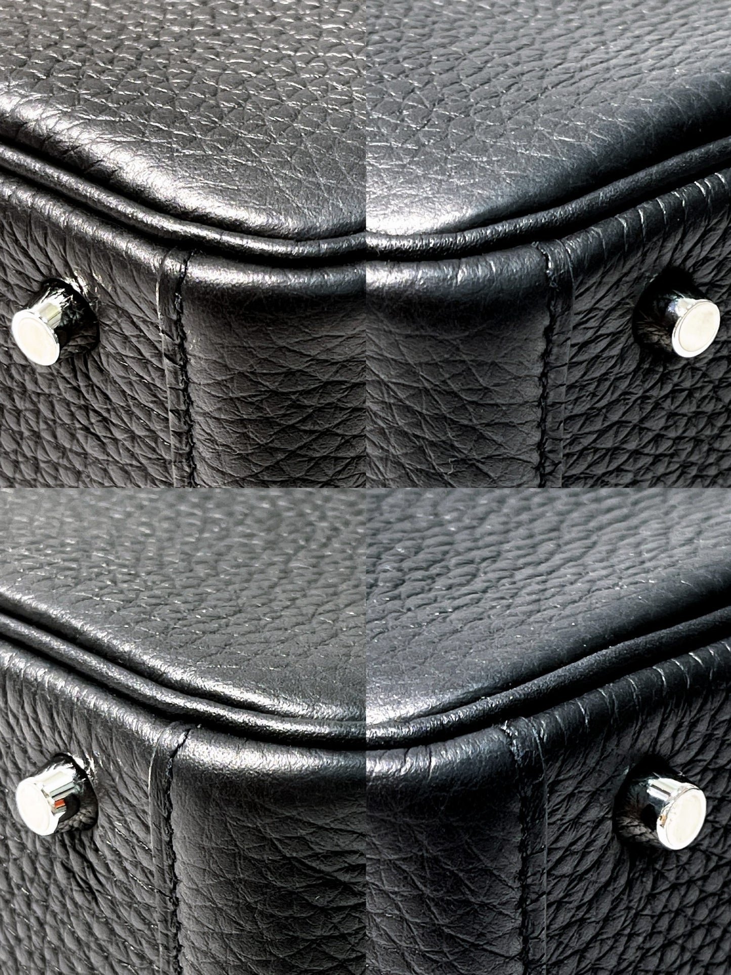 HERMES MINI LINDY, Noir/Silver