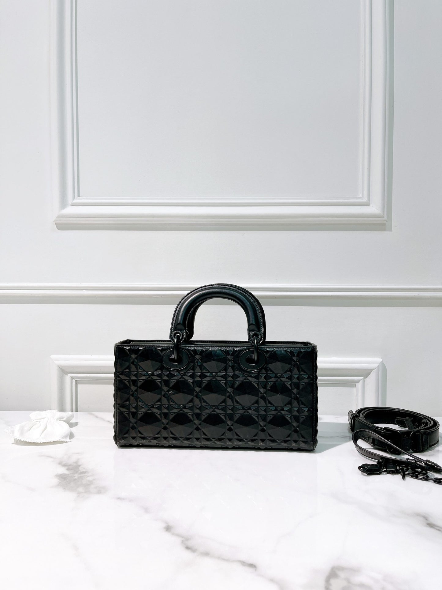 DIOR MEDIUM LADY D-JOY, So Black