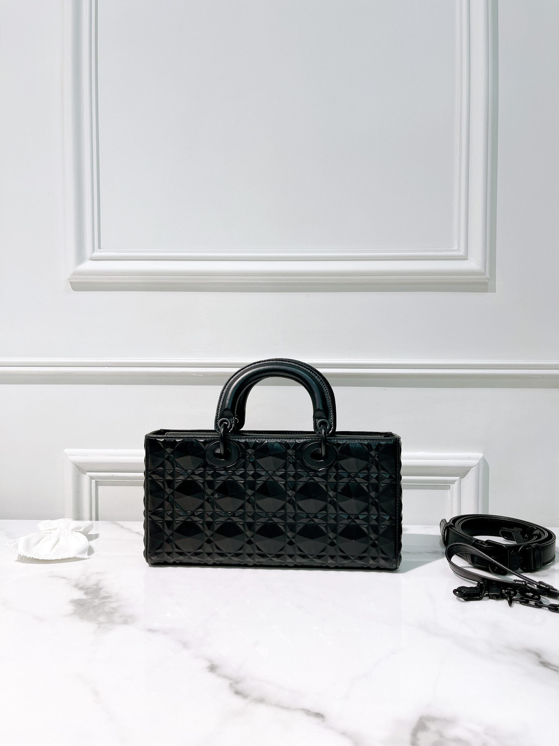 DIOR MEDIUM LADY D-JOY, So Black