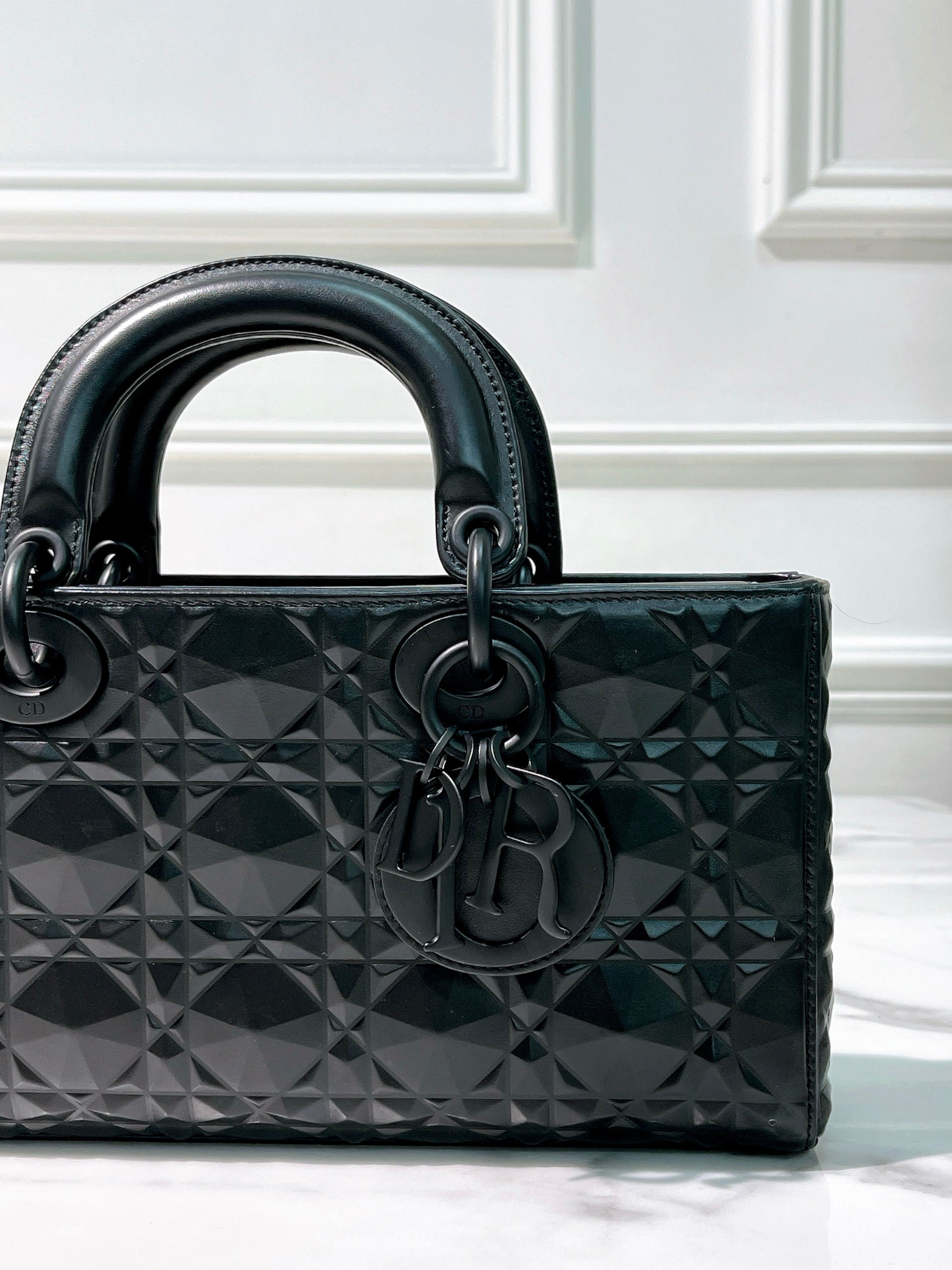 DIOR MEDIUM LADY D-JOY, So Black