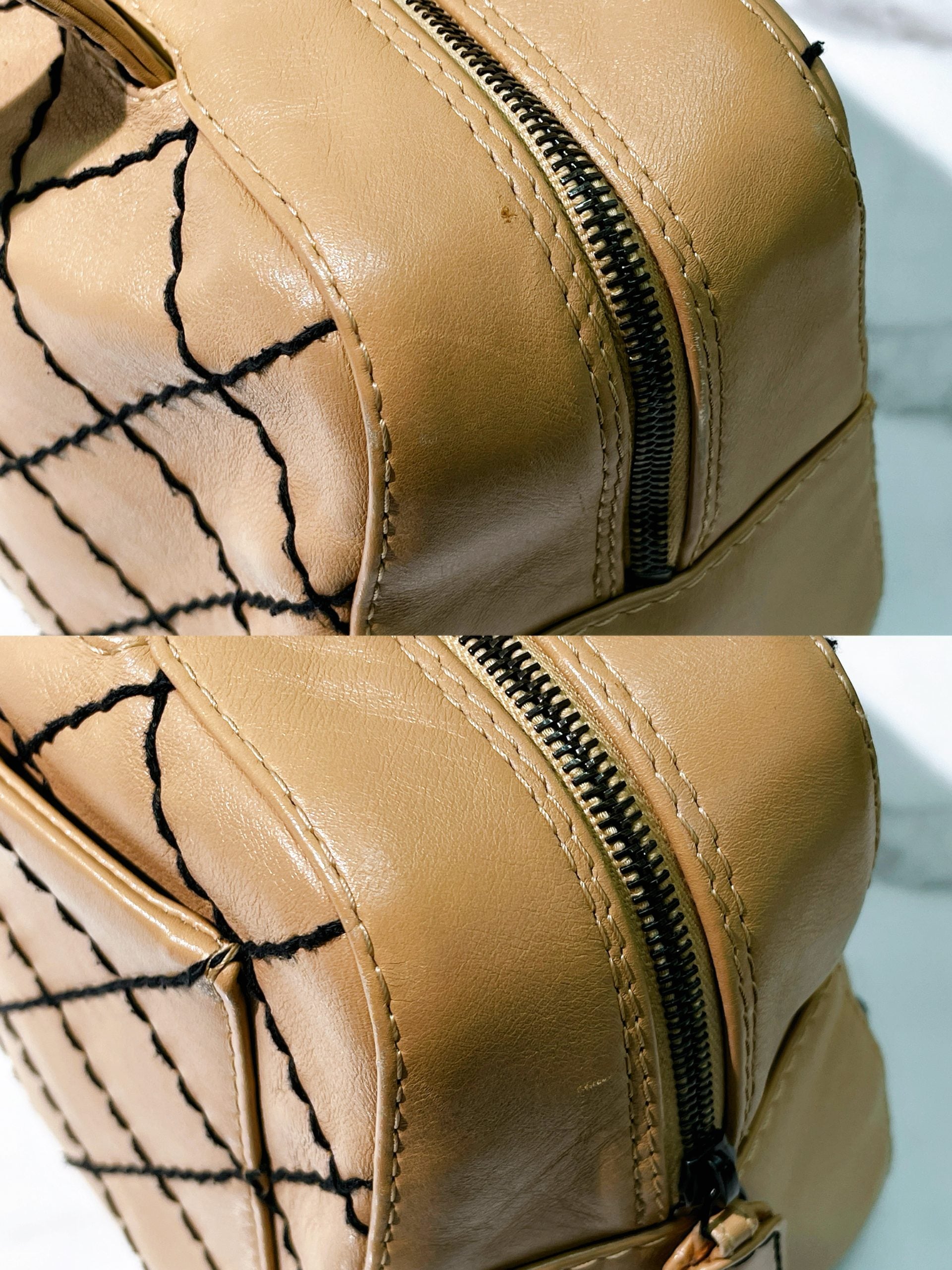 CHANEL VINTAGE HANDBAG, Beige