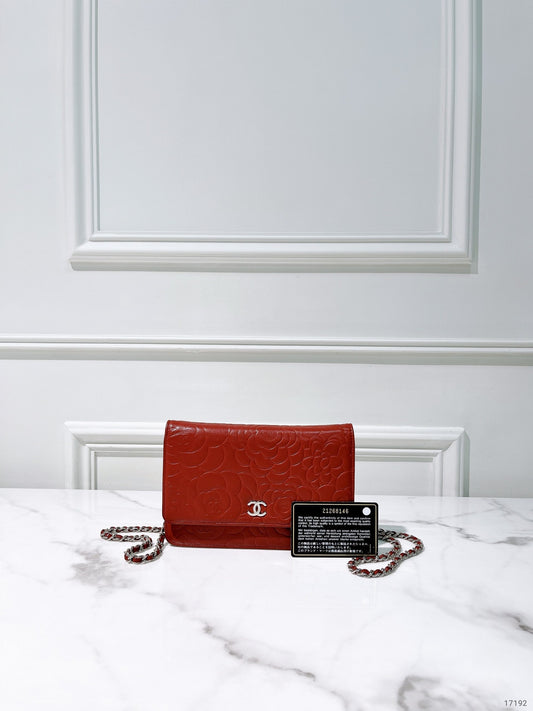 CHANEL WOC, Red/Gold