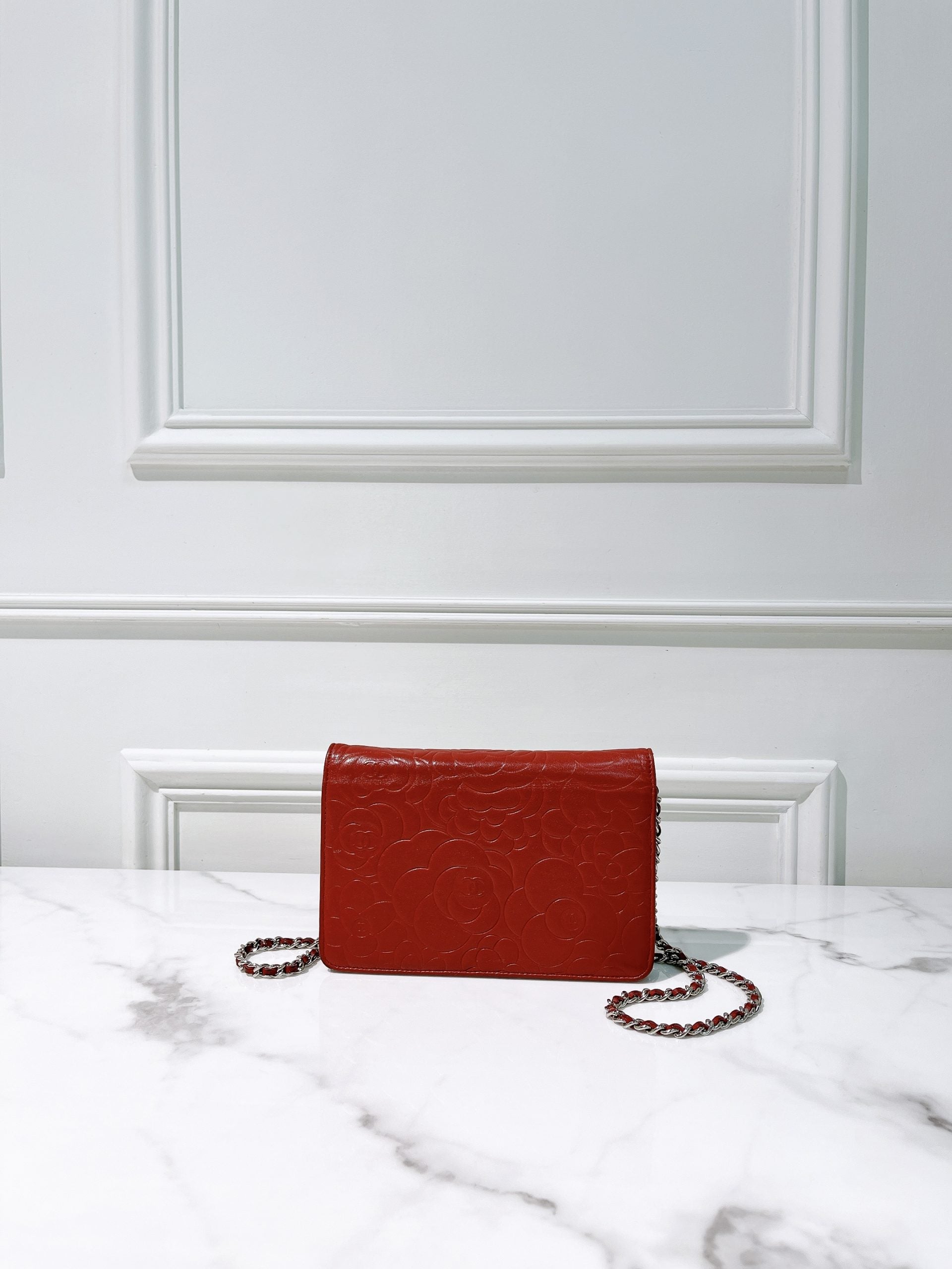 CHANEL WOC, Red/Gold