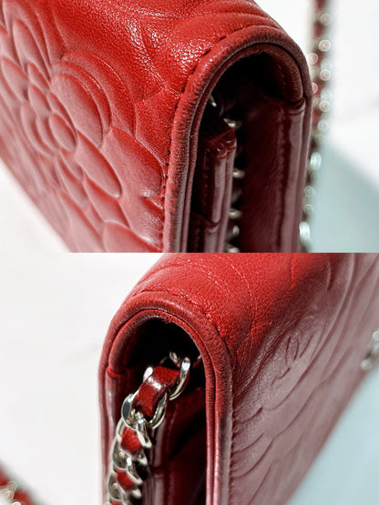 CHANEL WOC, Red/Gold