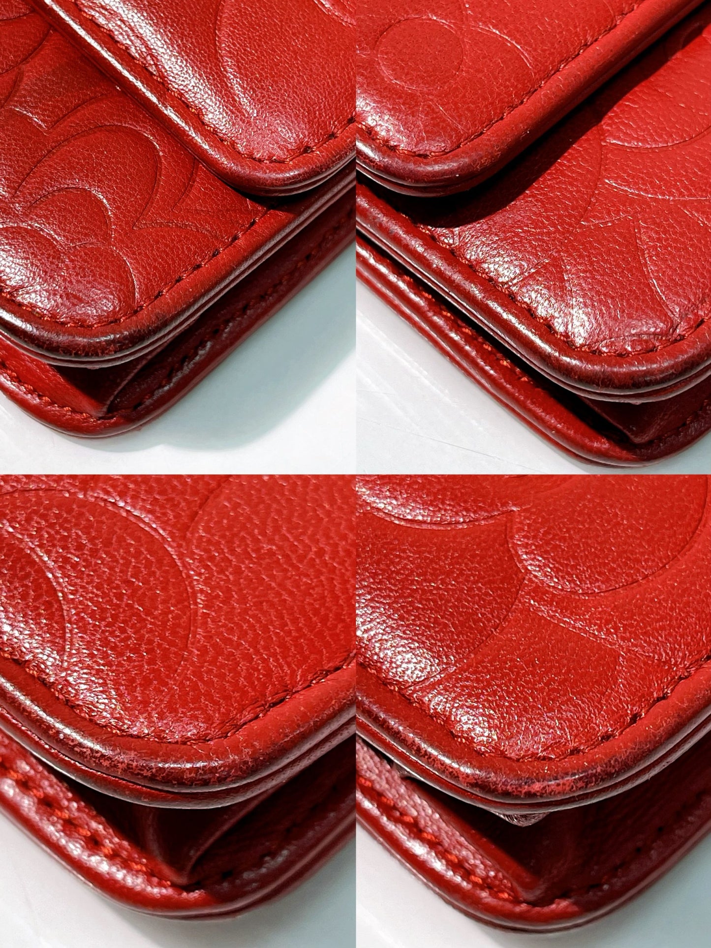 CHANEL WOC, Red/Gold