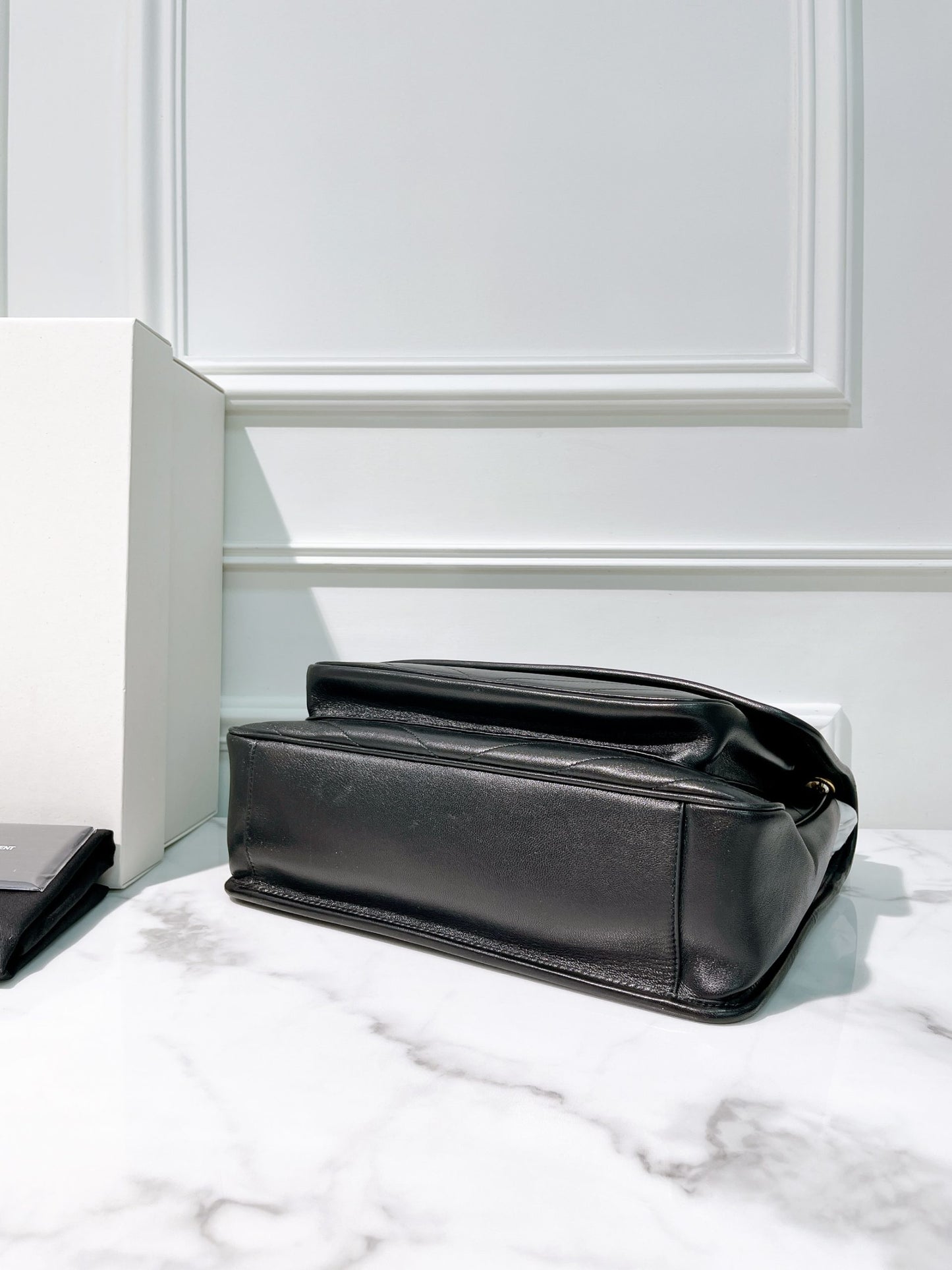 YSL NIKI LARGE, Black/Gold