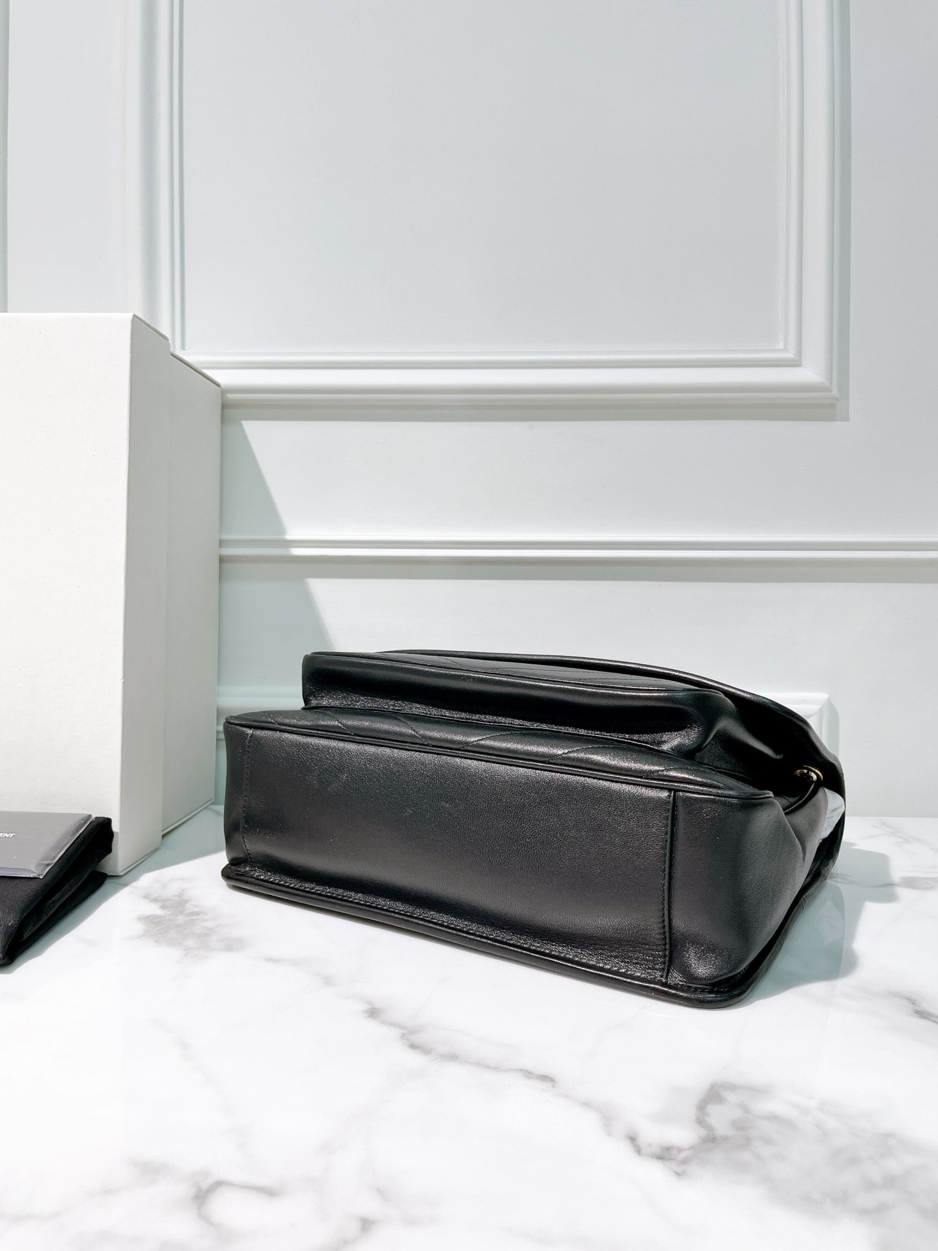 YSL NIKI LARGE, Black/Gold