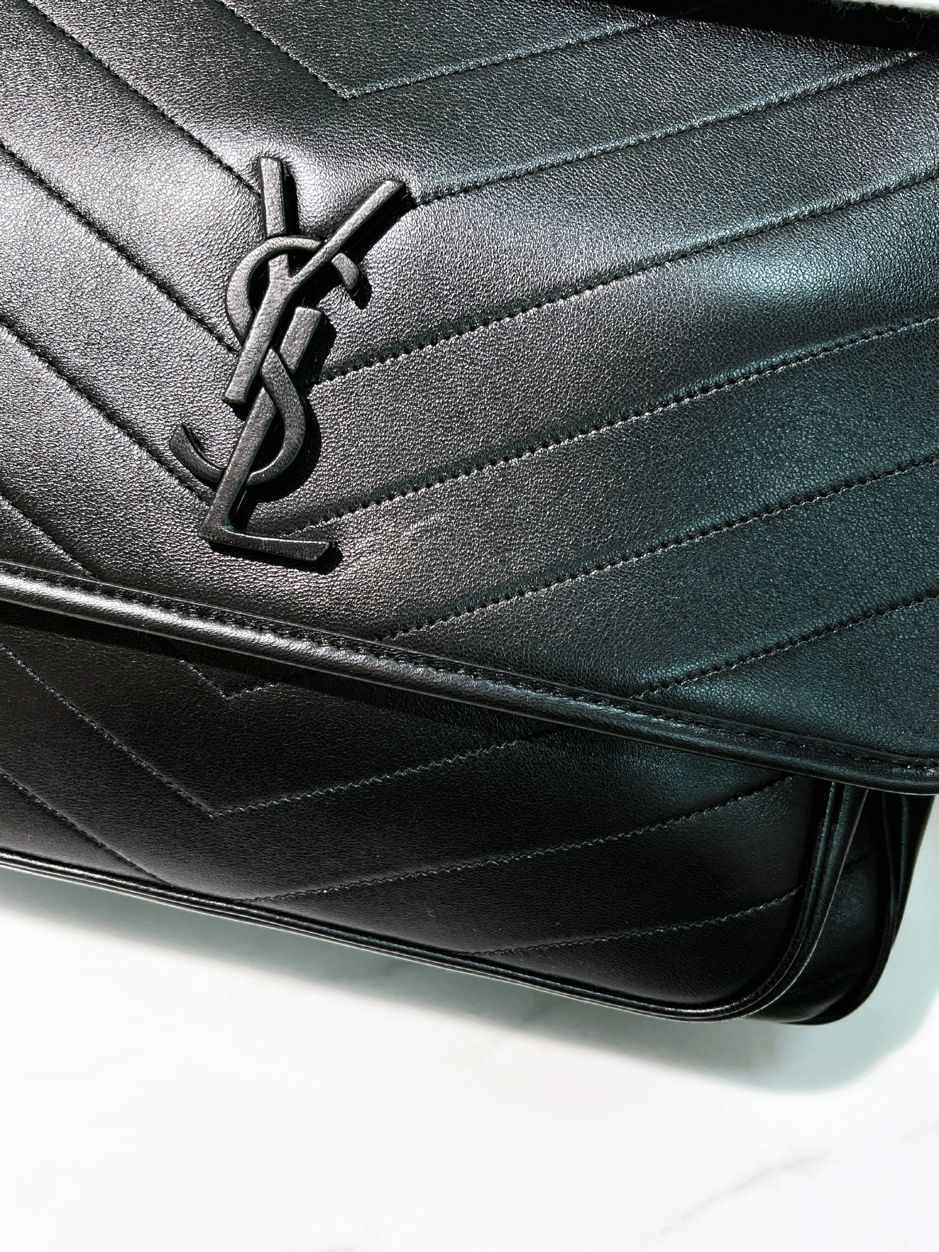 YSL NIKI LARGE, Black/Gold