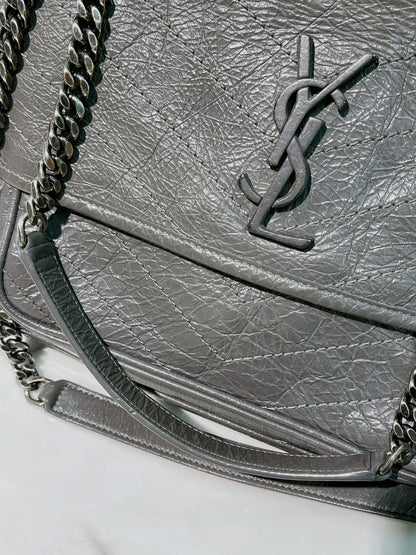 YSL NIKI MEDIUM, Grey