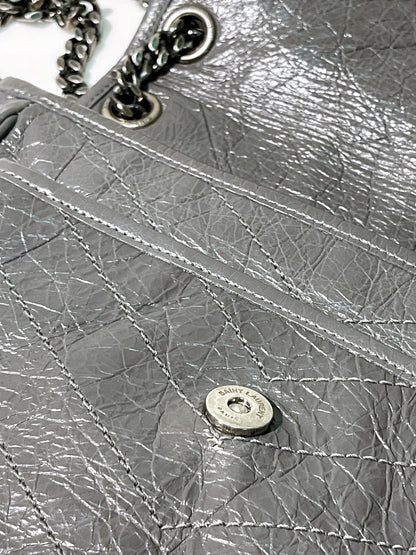 YSL NIKI MEDIUM, Grey