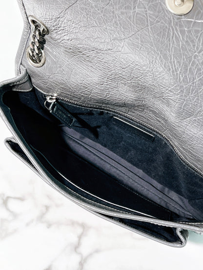 YSL NIKI MEDIUM, Grey