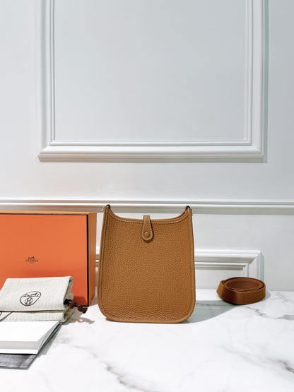 HERMES MINI EVELYNE, Gold/Silver