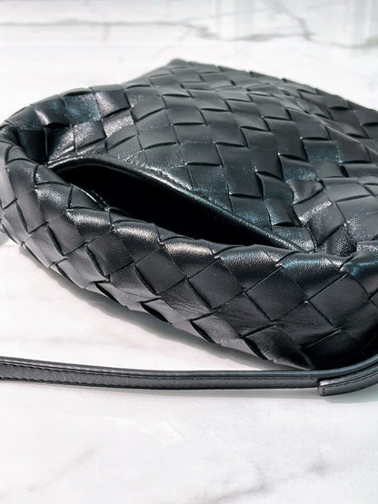 BOTTEGA VENETA MINI HOP, Black