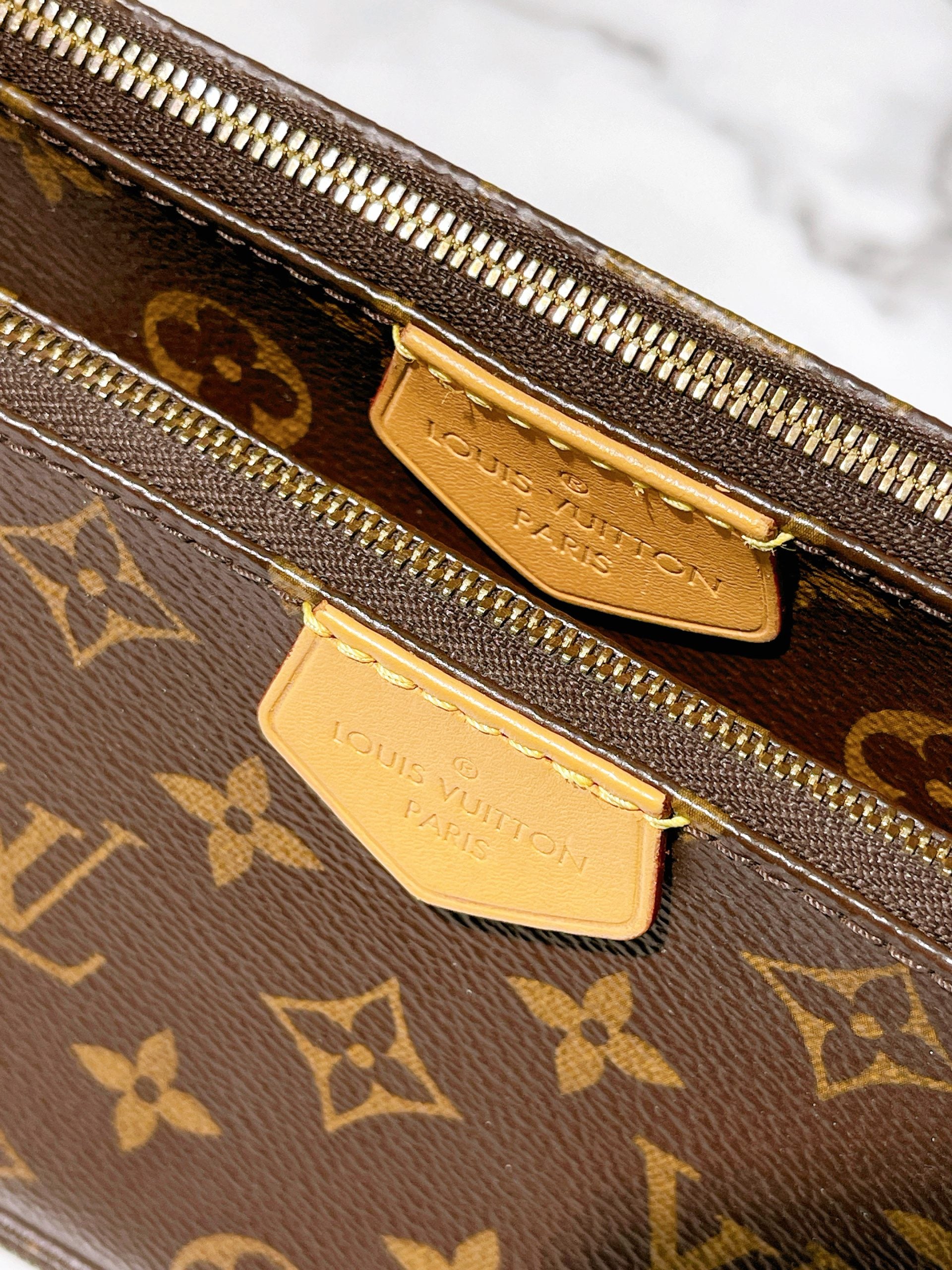 LV MUILTI POCHETTE ACCESSOIRES, Monogram/Khaki