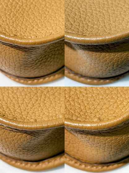 HERMES MINI EVELYNE, Biscuit/Gold