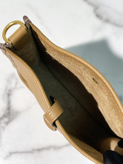 HERMES MINI EVELYNE, Biscuit/Gold
