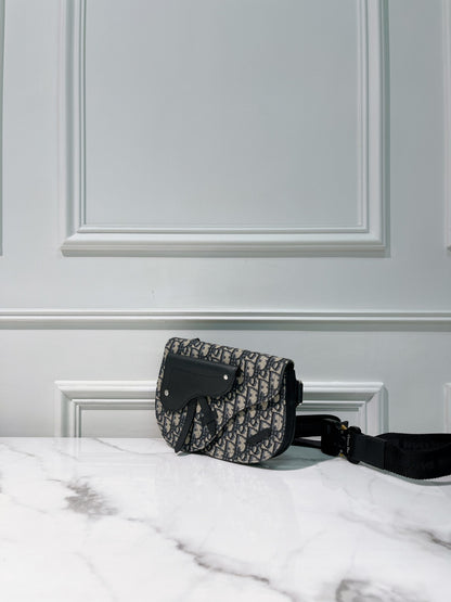 DIOR MINI SADDLE MESSENGER BAG