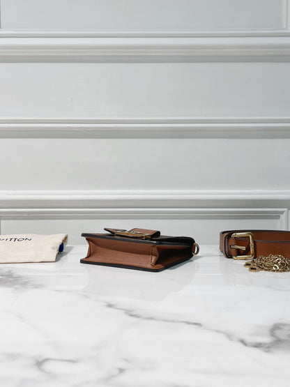 LV DAUPHINE BB CHAIN BELT BAG, Monogram