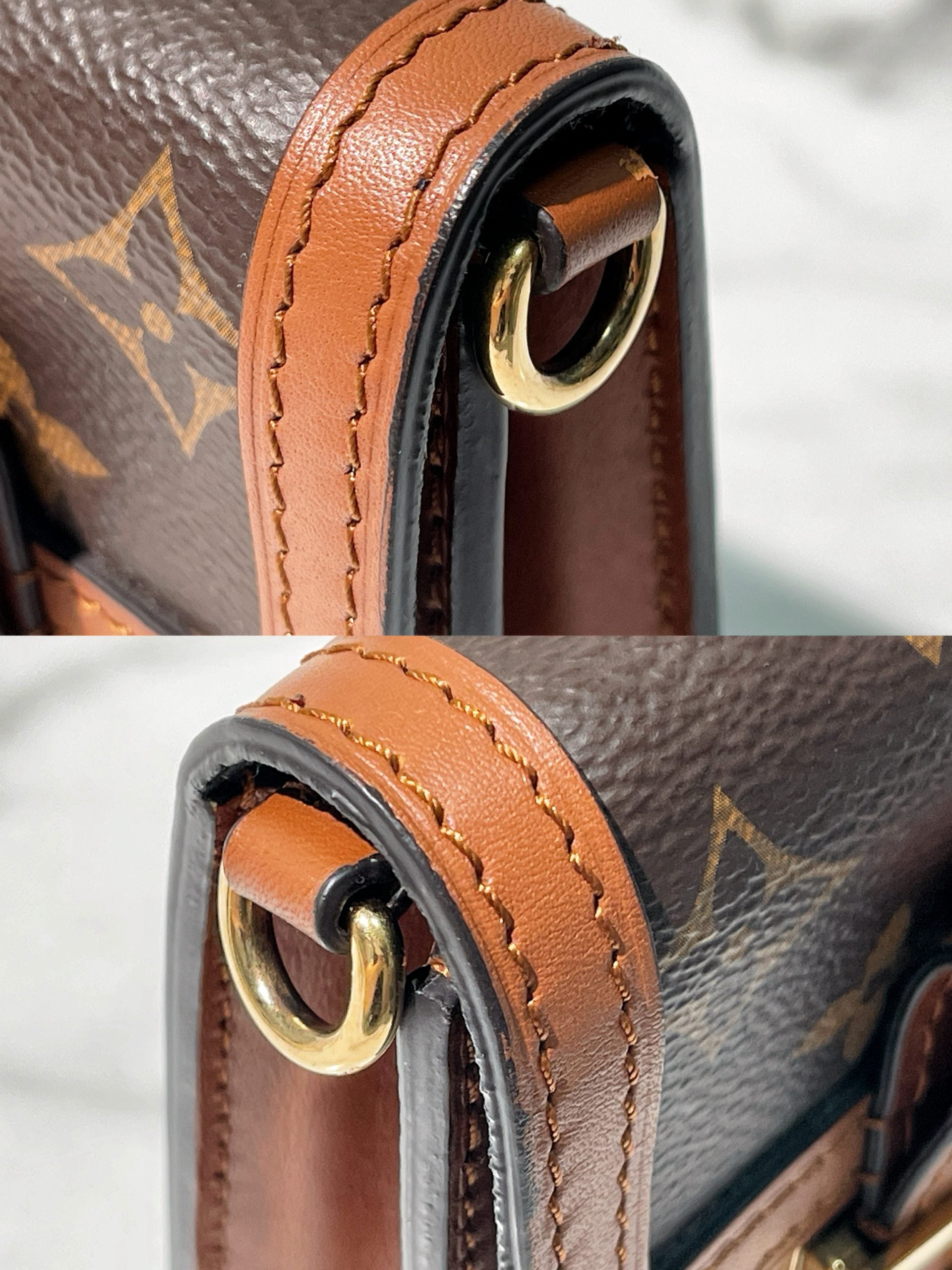 LV DAUPHINE BB CHAIN BELT BAG, Monogram