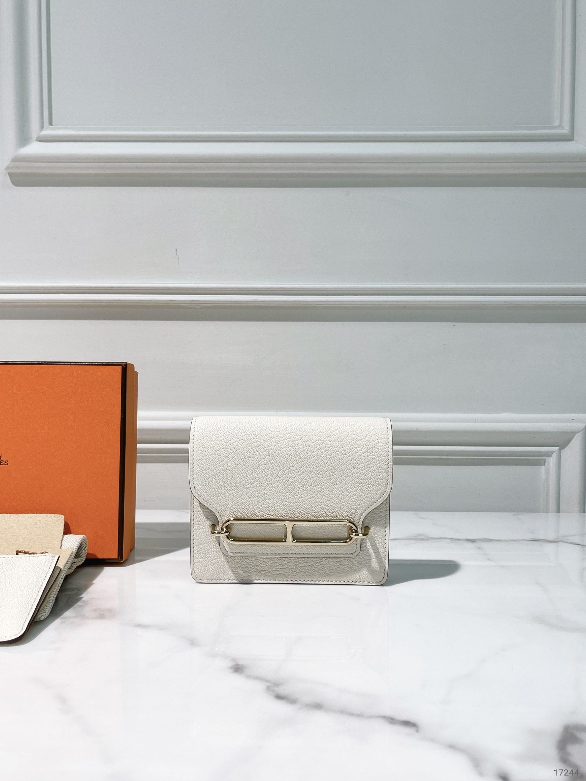 HERMES ROULIS SLIM, Nata/Gold