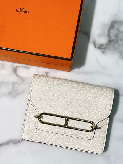 HERMES ROULIS SLIM, Nata/Gold