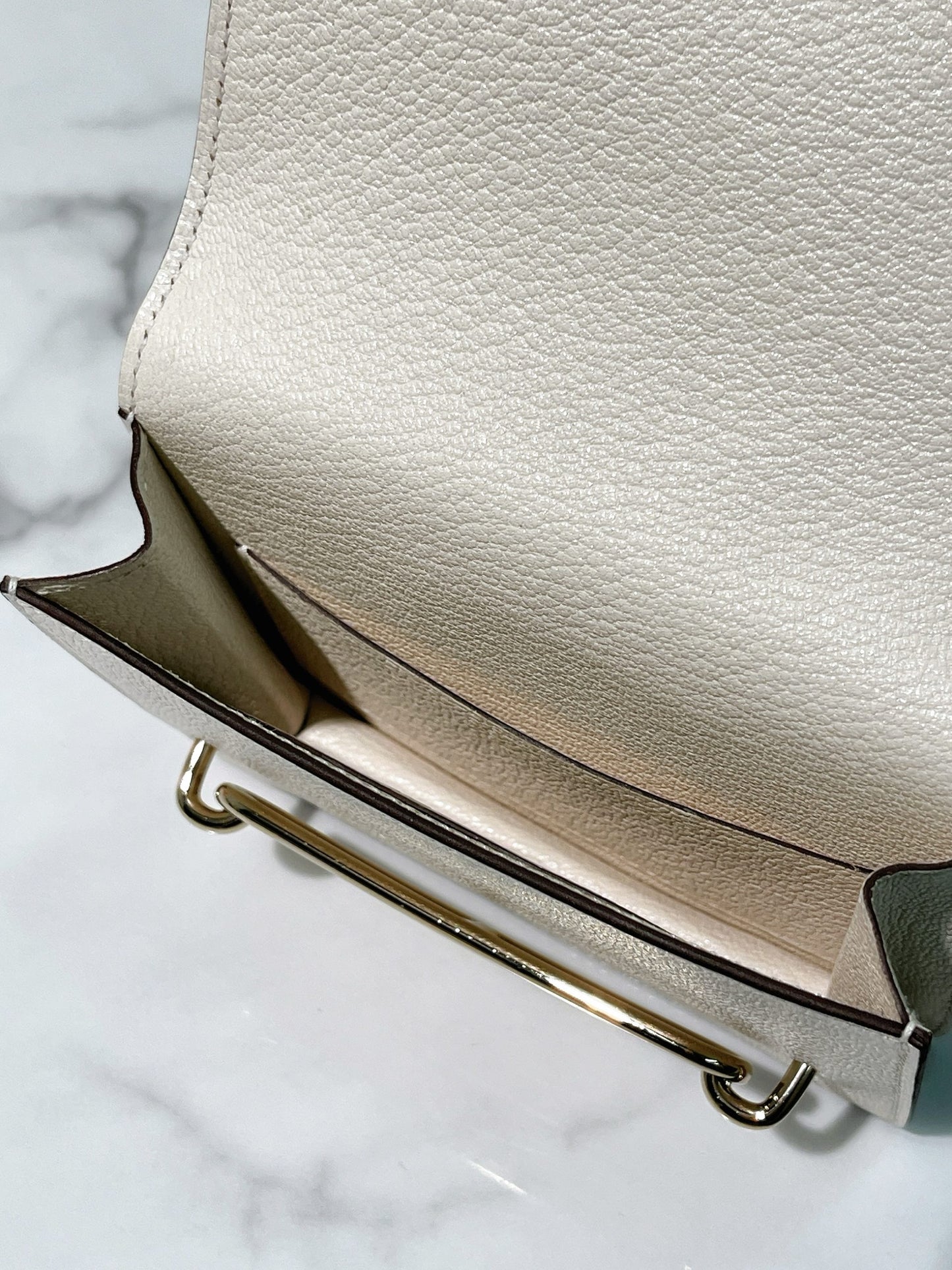 HERMES ROULIS SLIM, Nata/Gold