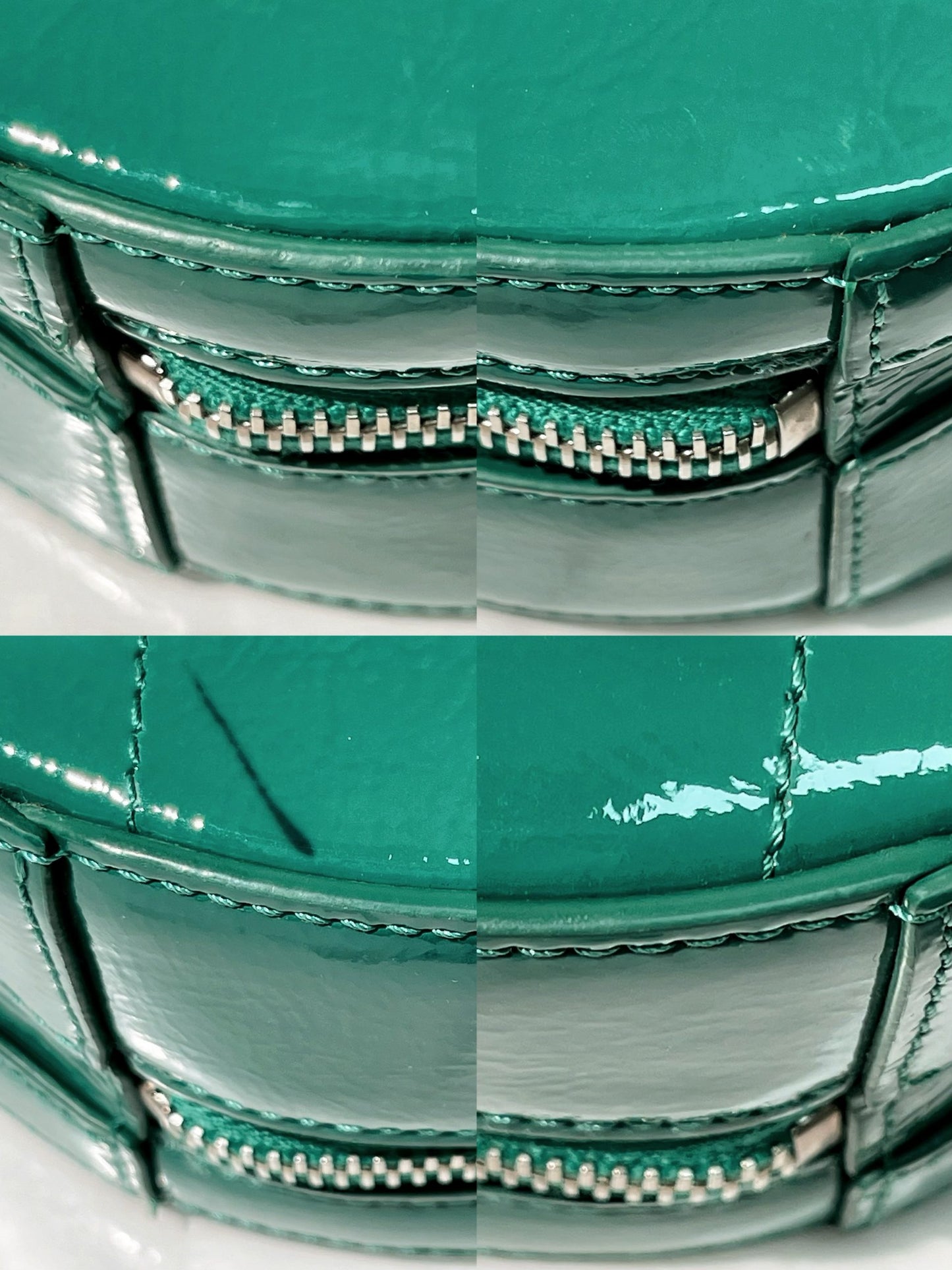CHANEL ROUND BAG, Green/Silver