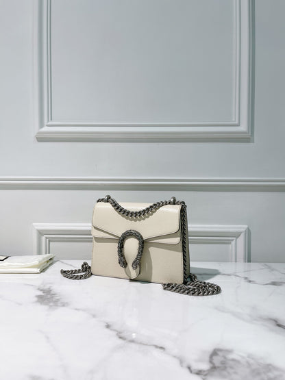 GUCCI DIONYSUS SMALL, White/Silver