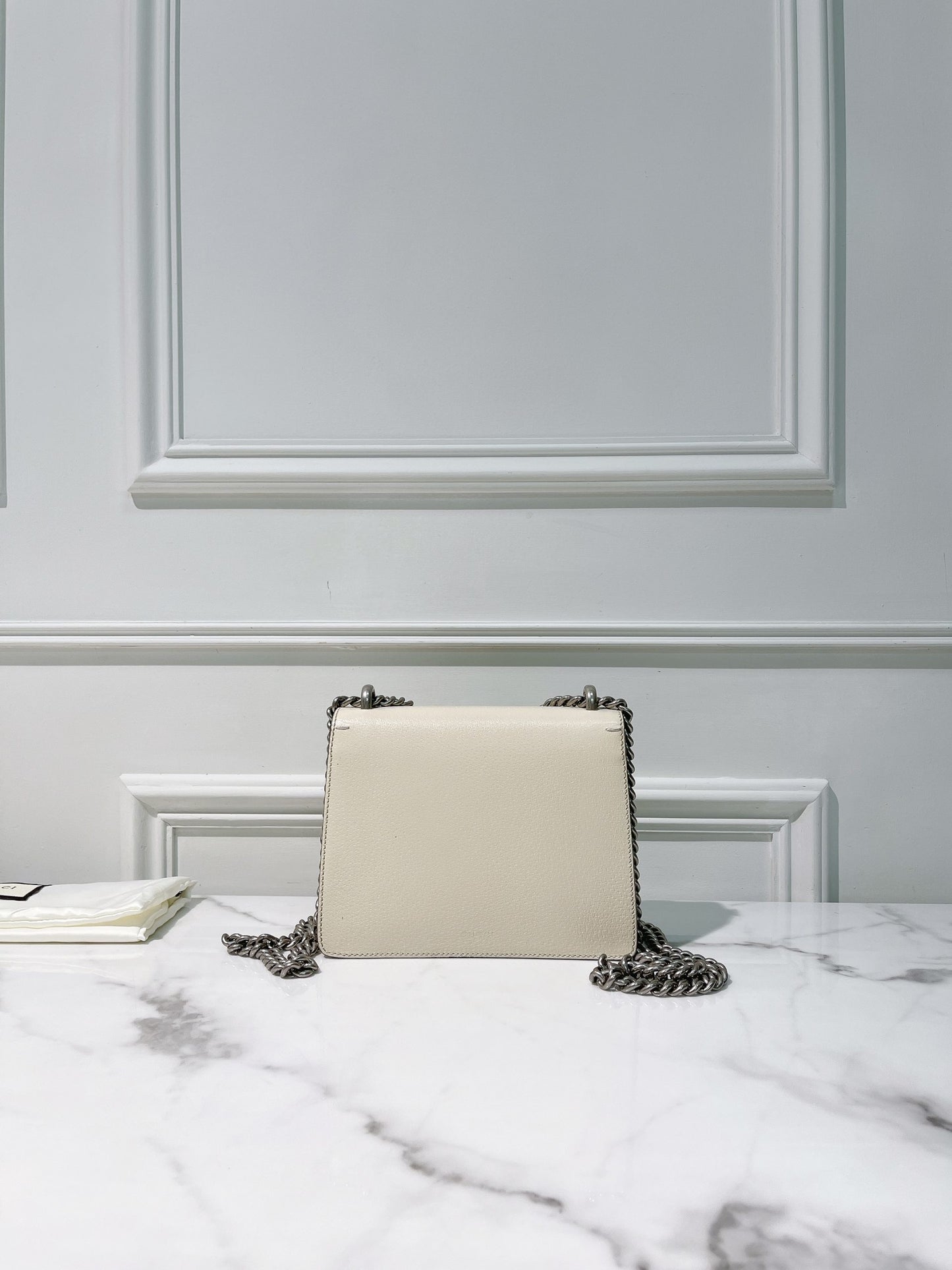 GUCCI DIONYSUS SMALL, White/Silver