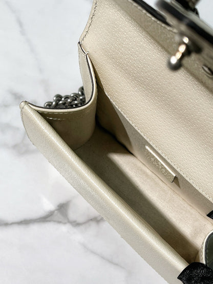 GUCCI DIONYSUS SMALL, White/Silver