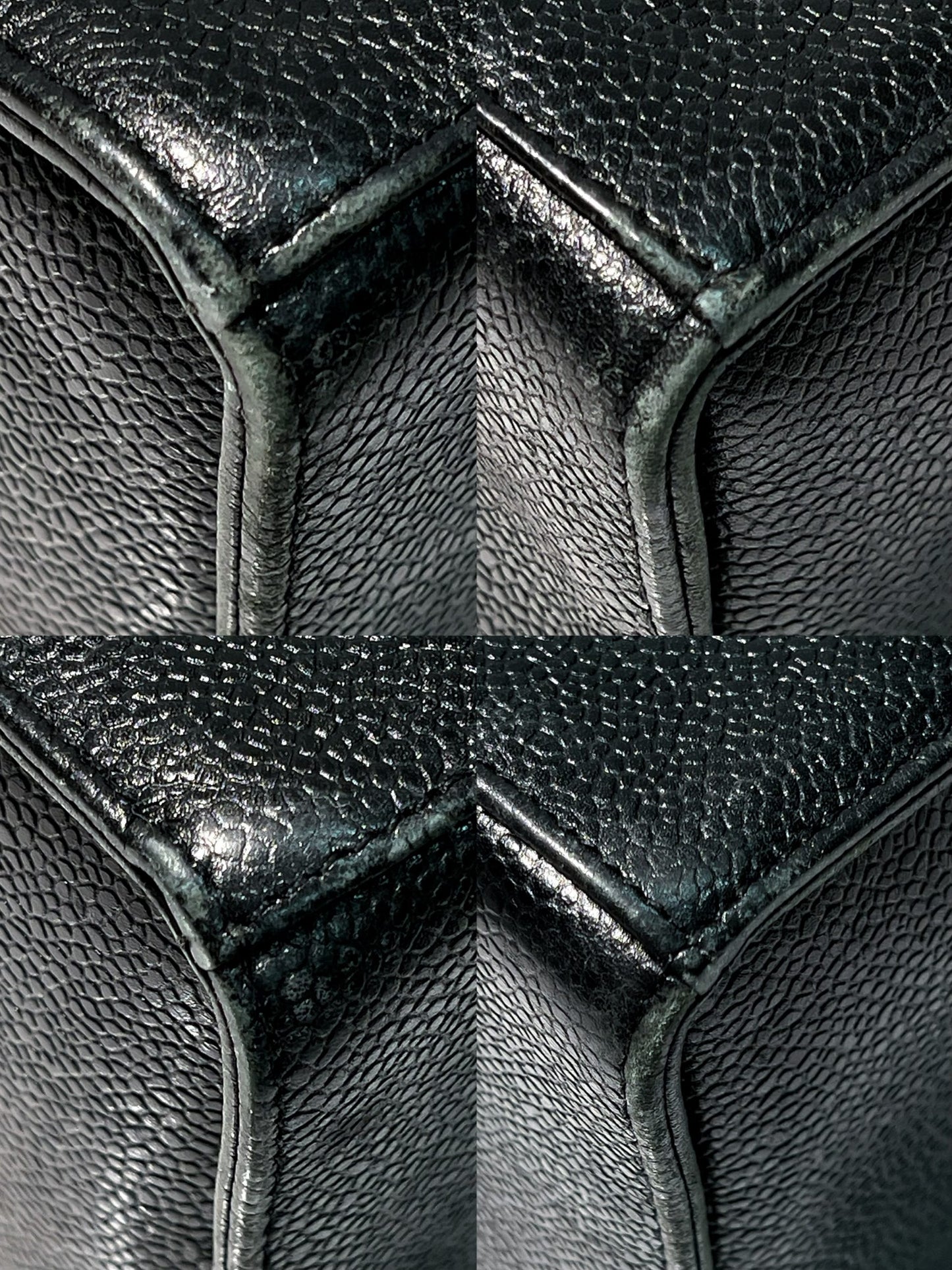 CHANEL VINTAGE VANITY BOX, Black/Gold