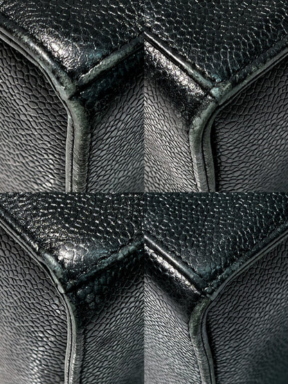 CHANEL VINTAGE VANITY BOX, Black/Gold