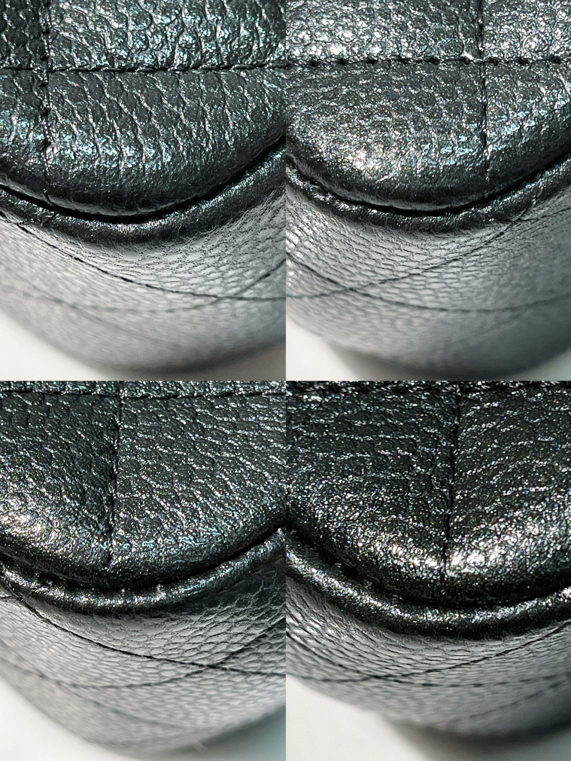 CHANEL MINI SQUARE, Grey/Gold