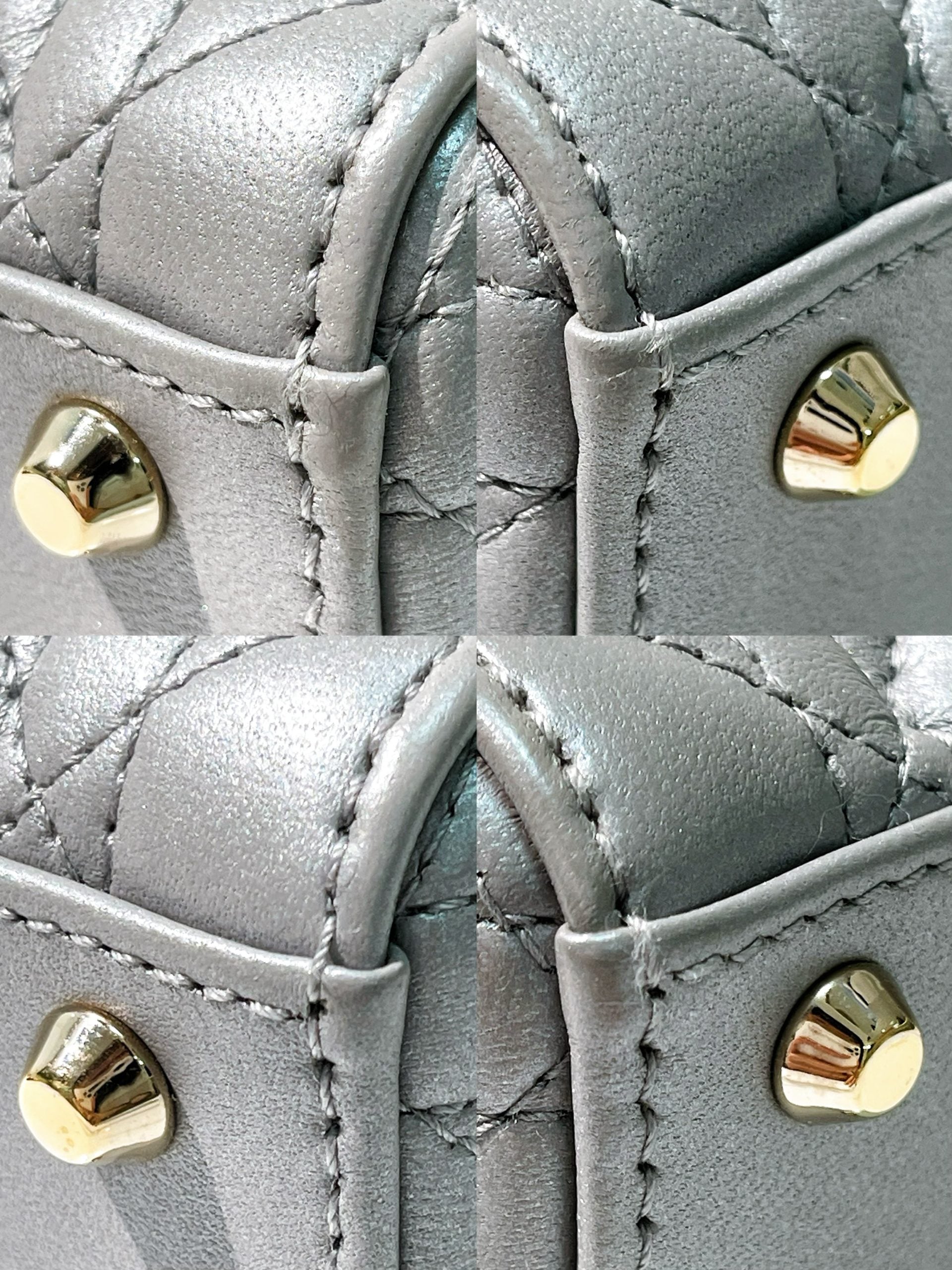 DIOR MINI LADY DIOR, Grey/Gold