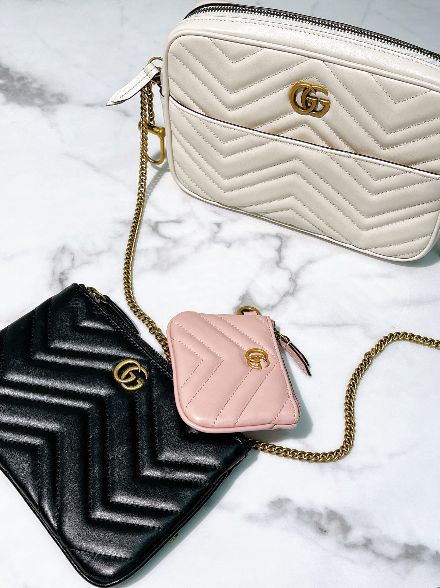 GUCCI MARMONT MULTI POCHETTE