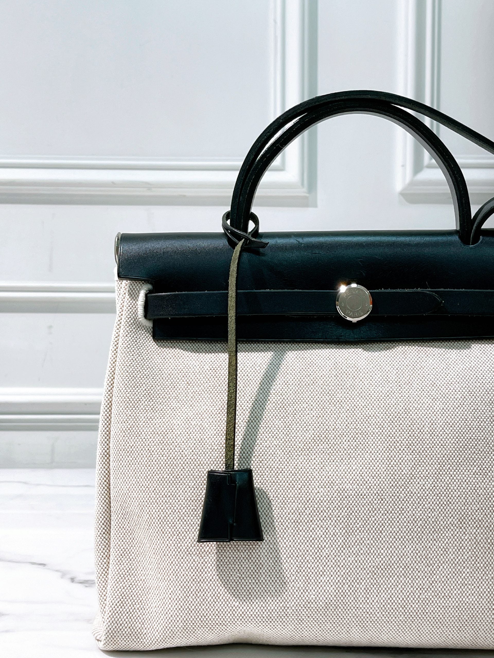 HERMES VINTAGE HERBAG 31, Double Bag