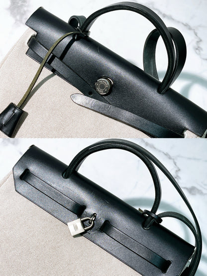 HERMES VINTAGE HERBAG 31, Double Bag