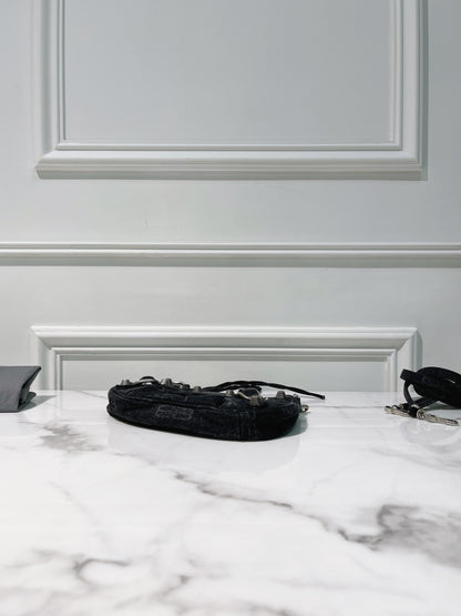 BALENCIAGA MINI LE CAGOLE, Denim