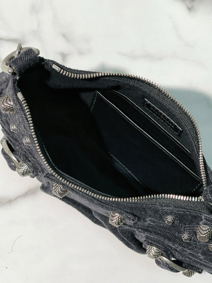 BALENCIAGA MINI LE CAGOLE, Denim