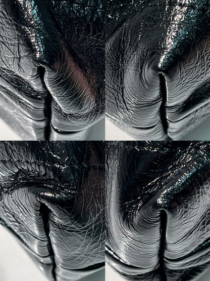 CHANEL MINI 22 BAG with PEARL, Black/Gold