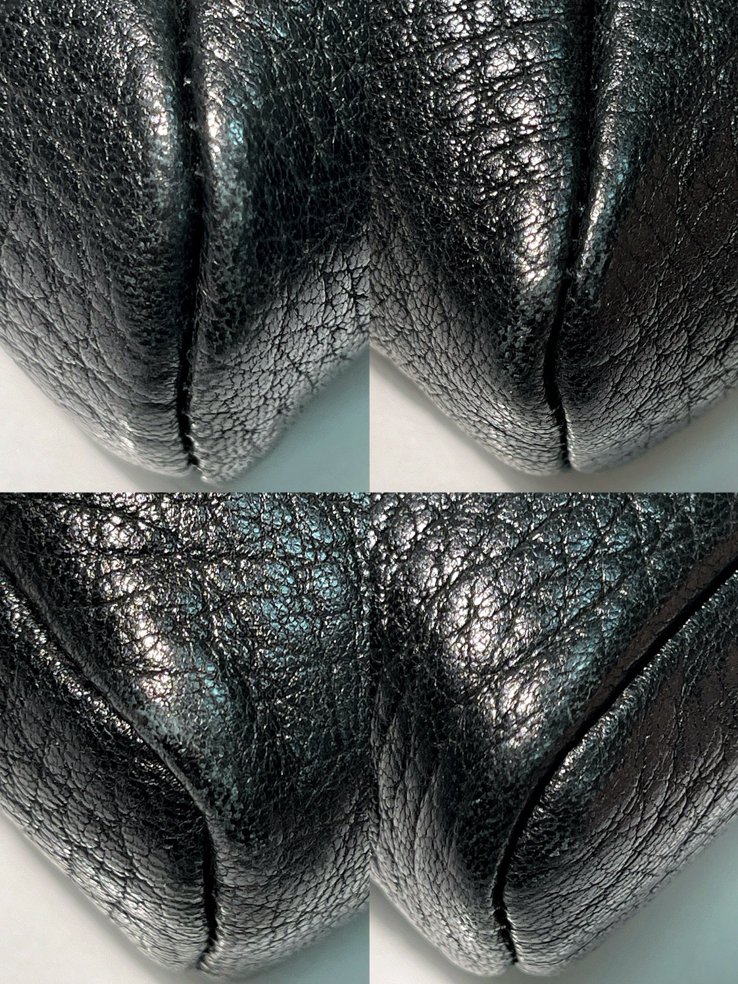 YSL CASSANDRE CHAIN POUCH, Black/Gold