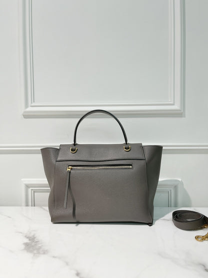 CELINE MINI BELT, Grey/Gold