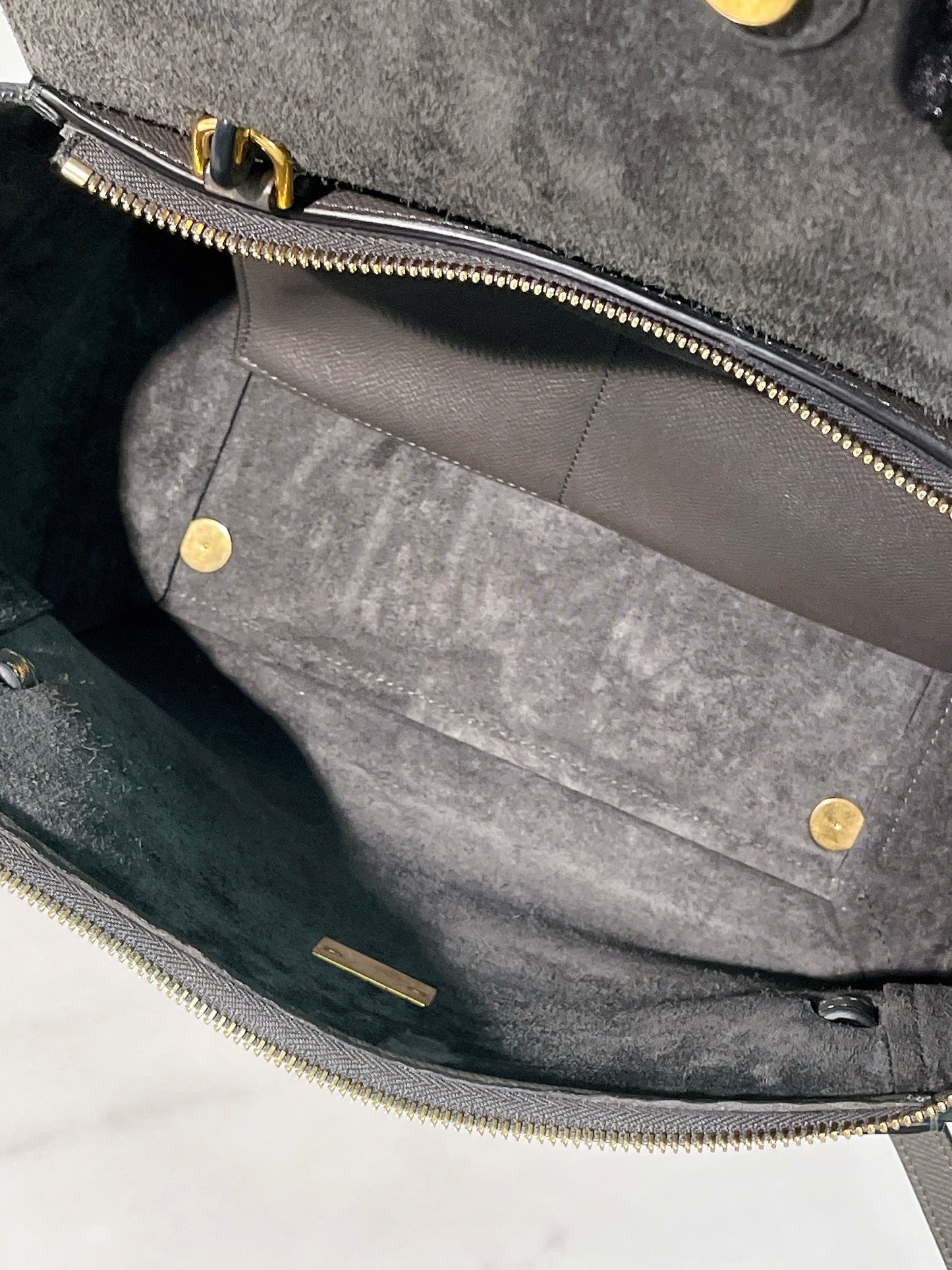 CELINE MINI BELT, Grey/Gold